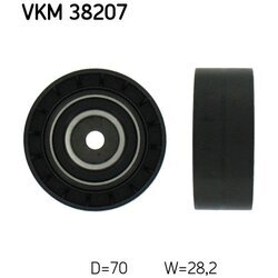 Vratná/vodiaca kladka rebrovaného klinového remeňa SKF VKM 38207