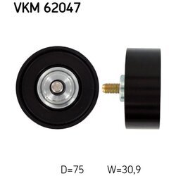 Vratná/vodiaca kladka rebrovaného klinového remeňa SKF VKM 62047