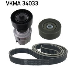 Ozubený klinový remeň - Sada SKF VKMA 34033