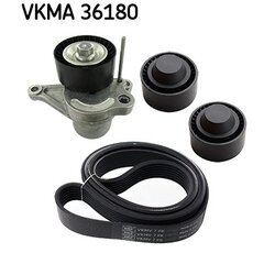 Ozubený klinový remeň - Sada SKF VKMA 36180