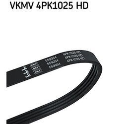 Ozubený klinový remeň SKF VKMV 4PK1025 HD