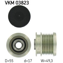 Voľnobežka alternátora SKF VKM 03823