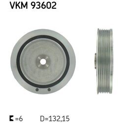 Remenica kľukového hriadeľa SKF VKM 93602