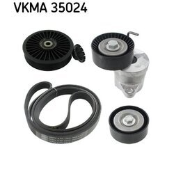 Ozubený klinový remeň - Sada SKF VKMA 35024