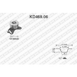 Sada ozubeného remeňa SNR KD469.06