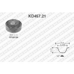 Sada ozubeného remeňa SNR KD457.21