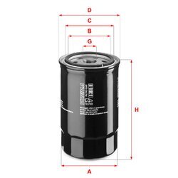 Olejový filter SOFIMA S 3615 R