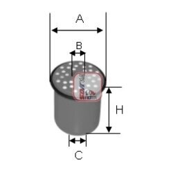 Palivový filter SOFIMA S 0911 NC