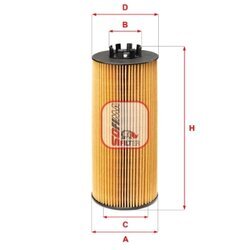Olejový filter SOFIMA S 5236 PE