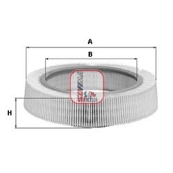 Vzduchový filter SOFIMA S 0975 A