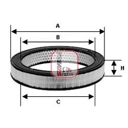 Vzduchový filter SOFIMA S 4710 A