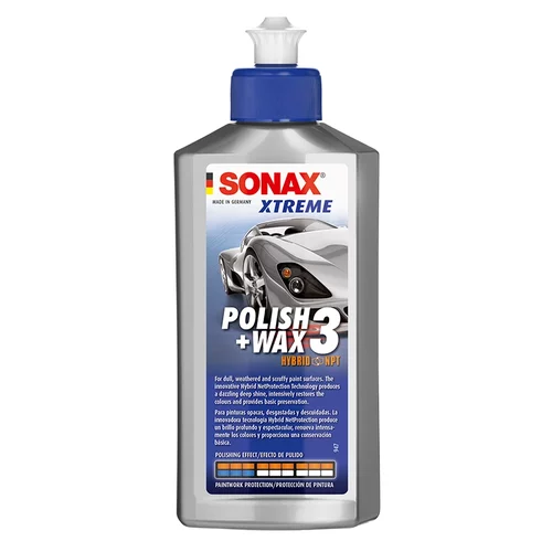 SONAX xTreme Nanopro Leštenka s voskom WAX 3 250ml