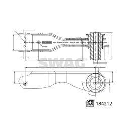 Rameno zavesenia kolies SWAG 33 10 9311 - obr. 2