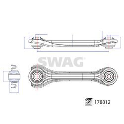 Rameno zavesenia kolies SWAG 33 10 4704 - obr. 2