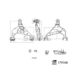 Rameno zavesenia kolies SWAG 33 10 6990 - obr. 2