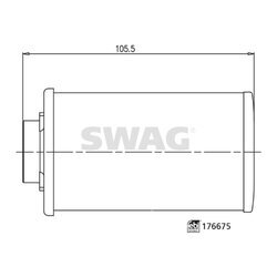 Hydraulický filter automatickej prevodovky SWAG 33 10 3673 - obr. 1