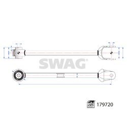 Rameno zavesenia kolies SWAG 33 10 5048 - obr. 2