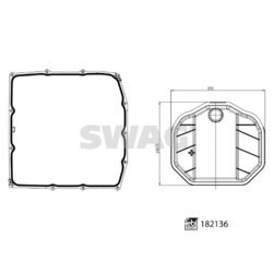 Sada hydraulického filtra automatickej prevodovky SWAG 33 10 8531 - obr. 2