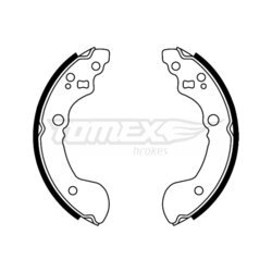 Sada brzdových čeľustí TOMEX Brakes TX 22-31