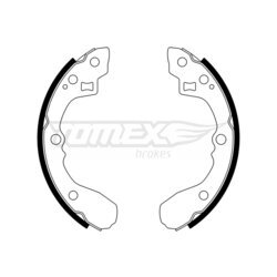 Sada brzdových čeľustí TOMEX Brakes TX 21-63