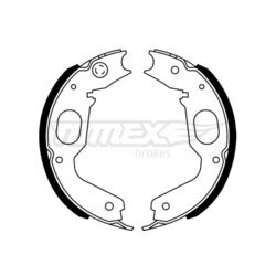 Sada brzdových čeľustí TOMEX Brakes TX 22-73