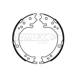 Sada brzdových čeľustí TOMEX Brakes TX 22-51