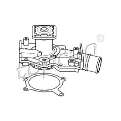 Vodné čerpadlo, chladenie motora TOPRAN 300 604