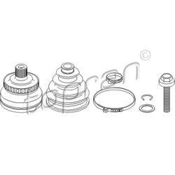 Sada kĺbov hnacieho hriadeľa TOPRAN 104 335