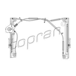 Mechanizmus zdvíhania okna TOPRAN 501 833