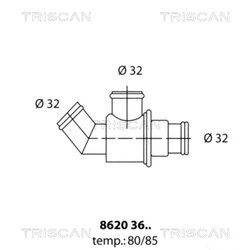 Termostat chladenia TRISCAN 8620 3685