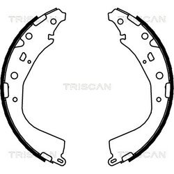 Sada brzdových čeľustí TRISCAN 8100 13053