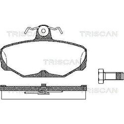 Sada brzdových platničiek kotúčovej brzdy TRISCAN 8110 16869