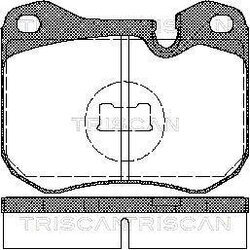 Sada brzdových platničiek kotúčovej brzdy TRISCAN 8110 29157
