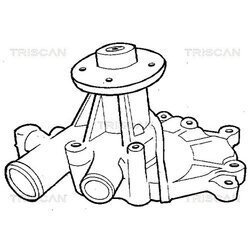 Vodné čerpadlo, chladenie motora TRISCAN 8600 14950 - obr. 1
