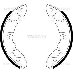 Sada brzdových čeľustí TRISCAN 8100 17033