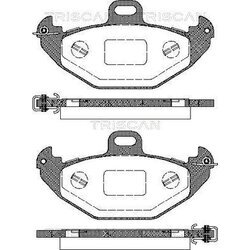 Sada brzdových platničiek kotúčovej brzdy TRISCAN 8110 25007
