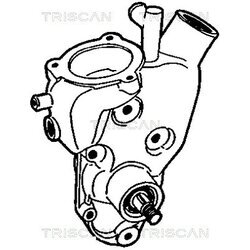 Vodné čerpadlo, chladenie motora TRISCAN 8600 10825 - obr. 1