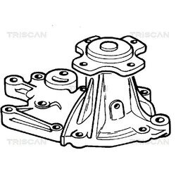 Vodné čerpadlo, chladenie motora TRISCAN 8600 69001 - obr. 2