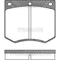 Sada brzdových platničiek kotúčovej brzdy TRISCAN 8110 16229
