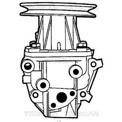 Vodné čerpadlo, chladenie motora TRISCAN 8600 15976 - obr. 1