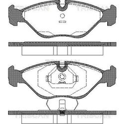 Sada brzdových platničiek kotúčovej brzdy TRISCAN 8110 65985