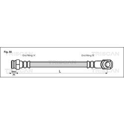 Brzdová hadica TRISCAN 8150 67201