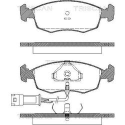Sada brzdových platničiek kotúčovej brzdy TRISCAN 8110 16829