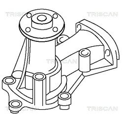 Vodné čerpadlo, chladenie motora TRISCAN 8600 41110 - obr. 1