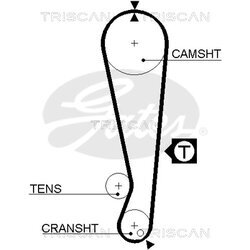Ozubený remeň TRISCAN 8645 5105 - obr. 1