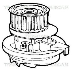 Vodné čerpadlo, chladenie motora TRISCAN 8600 24866 - obr. 1