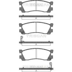 Sada brzdových platničiek kotúčovej brzdy TRISCAN 8110 50896