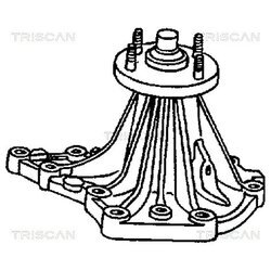 Vodné čerpadlo, chladenie motora TRISCAN 8600 13002 - obr. 1
