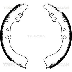 Sada brzdových čeľustí TRISCAN 8100 41617