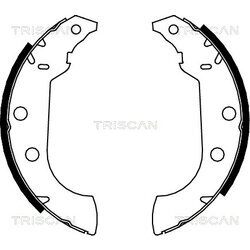 Sada brzdových čeľustí TRISCAN 8100 10489